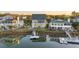 This waterfront home features a rear exterior with private dock, perfect for enjoying scenic water views and outdoor living at 1614 Teal Marsh Rd, Charleston, SC 29412