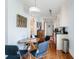 Charming dining area with seating for four, plus access to galley kitchen at 162 Spring St # A, Charleston, SC 29403