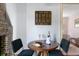 Intimate dining nook with seating for two, perfect for enjoying a quiet meal at 162 Spring St # A, Charleston, SC 29403