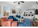 Bright living room with open layout and modern kitchen, ideal for entertaining and Gathering time at 162 Spring St # D, Charleston, SC 29403
