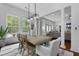 Dining area with views to the bright and open Gathering room at 1726 Waterbrook Dr, Charleston, SC 29414