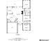 Open-concept first floor plan featuring a spacious living area and three bedrooms at 1726 Waterbrook Dr, Charleston, SC 29414