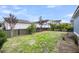Well-maintained back yard featuring a neat lawn, privacy fence, and young trees for shade at 1814 Grovehurst Dr, Charleston, SC 29414