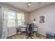 Bedroom featuring a ceiling fan, window and a small work area at 206 Brailsford Rd, Summerville, SC 29485