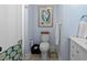 Well-lit bathroom with modern fixtures, a decorative print, and a functional layout at 2401 Racquet Club Dr, Seabrook Island, SC 29455