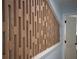 Hallway with wooden slat decoration at 2401 Racquet Club Dr, Seabrook Island, SC 29455