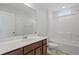 Clean bathroom featuring a vanity with ample counter space and a shower-tub combination at 308 O'Malley Dr, Summerville, SC 29483