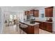 Modern kitchen with granite countertops, stainless steel appliances, and a convenient breakfast bar at 308 O'Malley Dr, Summerville, SC 29483