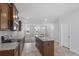 Bright, open kitchen with a center island, granite countertops and stainless steel appliances at 308 O'Malley Dr, Summerville, SC 29483