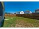 Spacious backyard with a wooden fence, offering privacy and space for outdoor activities at 314 Bear Paw Ln, Summerville, SC 29486