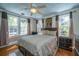 Bedroom with ample natural light and decorative ceiling at 32 Rosedale Dr, Charleston, SC 29407