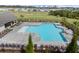 Relaxing community pool with plenty of seating, a great spot to unwind on a warm day at 321 Sanctuary Park Dr, Summerville, SC 29486