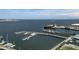 Stunning aerial view of waterfront property with docks and ocean access at 330 Concord St # 11B, Charleston, SC 29401