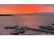 Scenic sunrise view of the waterfront property and the marina at 330 Concord St # 11B, Charleston, SC 29401