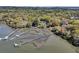Waterfront property with private docks amidst lush greenery and serene waterways, perfect for boating enthusiasts at 3610 Legareville Rd, Johns Island, SC 29455