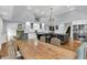 Spacious kitchen with large island, stainless steel appliances, and open layout to the living areas at 3610 Legareville Rd, Johns Island, SC 29455