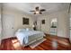 Bedroom with a ceiling fan and access to an ensuite bathroom at 421 Royal Assembly Dr, Charleston, SC 29492