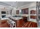 Gourmet kitchen with a large center island, granite countertops, stainless steel appliances, and custom cabinetry at 421 Royal Assembly Dr, Charleston, SC 29492