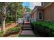 Charming brick patio with outdoor seating, perfect for enjoying the surrounding greenery at 421 Royal Assembly Dr, Charleston, SC 29492