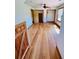 Spacious bedroom with natural light, closet, and wood floors at 6935 Hickorynut Ln, Ravenel, SC 29470