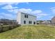 Fenced backyard featuring grass, a white two story home, and bright skies at 715 Mcroy St, Moncks Corner, SC 29461