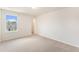 Bedroom featuring neutral carpet and walls, ceiling fan, and a sunny window at 715 Mcroy St, Moncks Corner, SC 29461