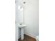 Clean, simple half-bathroom with pedestal sink and modern fixtures at 816 Gentle Breeze Dr, Summerville, SC 29486
