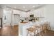 Open kitchen featuring a center island with barstool seating and stainless steel appliances at 827 Alma Square Dr, Moncks Corner, SC 29461