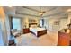 Large, bright bedroom with tray ceilings, lots of room, and comfortable furnishings at 855 Hunt Club Run, Charleston, SC 29414