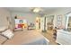 Bedroom with decor, work space, carpet, and view into the Primary closet and bathroom at 855 Hunt Club Run, Charleston, SC 29414