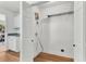 Laundry room features a wire shelf and access to the kitchen at 105 Dalton Ave, North Charleston, SC 29420