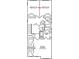 Second-floor floor plan showing the layout of the bedrooms and loft at 125 Brown Swiss Cir, Summerville, SC 29483