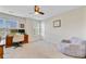 Bedroom with lots of light, two windows, and a work from home setup at 132 Daniels Ridge Dr, Summerville, SC 29485