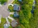 Aerial view of homes nestled among mature trees in a desirable community at 133 Hanahan Plantation Cir, Hanahan, SC 29410