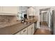 Kitchen featuring granite countertops, modern stainless steel appliances, and hardwood flooring at 1379 Downsberry Dr, Mount Pleasant, SC 29466