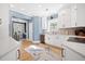 Stylish kitchen featuring white cabinets, stainless steel appliances, and modern finishes at 1440 Teaberry Path, Charleston, SC 29414
