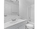 Neat bathroom featuring a vanity with a white countertop, a toilet, and a shower-tub, providing necessary fixtures at 1530 Fort Johnson Rd # 3C, Charleston, SC 29412