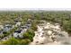 A beautiful aerial view of a neighborhood near marshland, showcasing the scenic beauty of the landscape at 158 Mary Ellen Dr, Charleston, SC 29403