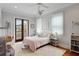 Charming bedroom with a plush rug and a balcony view, perfect for relaxation at 158 Mary Ellen Dr, Charleston, SC 29403