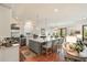 Spacious open-concept kitchen with a large marble island and stainless steel appliances at 158 Mary Ellen Dr, Charleston, SC 29403