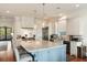 Bright kitchen featuring a marble island, white cabinetry, and stainless steel appliances at 158 Mary Ellen Dr, Charleston, SC 29403