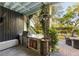 View of outdoor kitchen, grill, and patio area perfect for outdoor dining and entertaining at 158 Mary Ellen Dr, Charleston, SC 29403