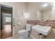Bathroom with unique fixtures, tiles, and a toilet with an elongated bidet seat at 200 Broughton Rd, Moncks Corner, SC 29461