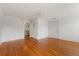 Bedroom with hardwood floors, fresh white walls, and ceiling fan at 200 Broughton Rd, Moncks Corner, SC 29461