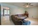 Inviting living room featuring a ceiling fan, fireplace, and a glimpse into adjacent room at 201 Judith Dr, Summerville, SC 29485