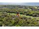 A breathtaking aerial view of an estate with lush golf course, lagoon, and mature trees at 2455 The Bent Twig, Seabrook Island, SC 29455
