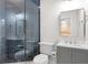 Modern bathroom featuring a glass shower, toilet, and vanity at 2455 The Bent Twig, Seabrook Island, SC 29455