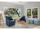 Cozy living room with comfortable seating and picturesque views of the lake and surrounding nature at 2455 The Bent Twig, Seabrook Island, SC 29455