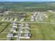 A vibrant aerial view of a neighborhood with lush green lawns, cul-de-sacs, and mature trees at 308 Cypress Branch Rd, Huger, SC 29450