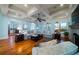 A stunning living room with hardwood floors and lots of natural light at 3547 Holmgren St, Mount Pleasant, SC 29466